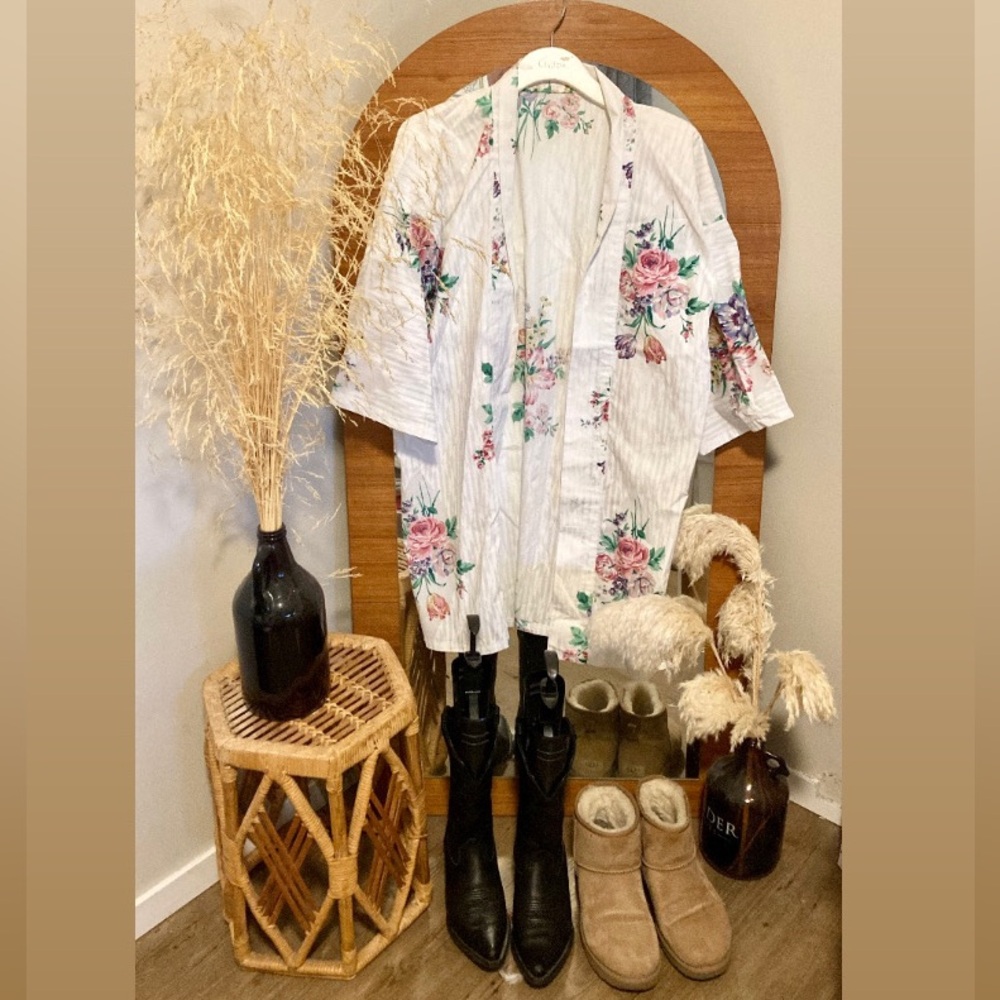 Vintage Boho Open Kimono